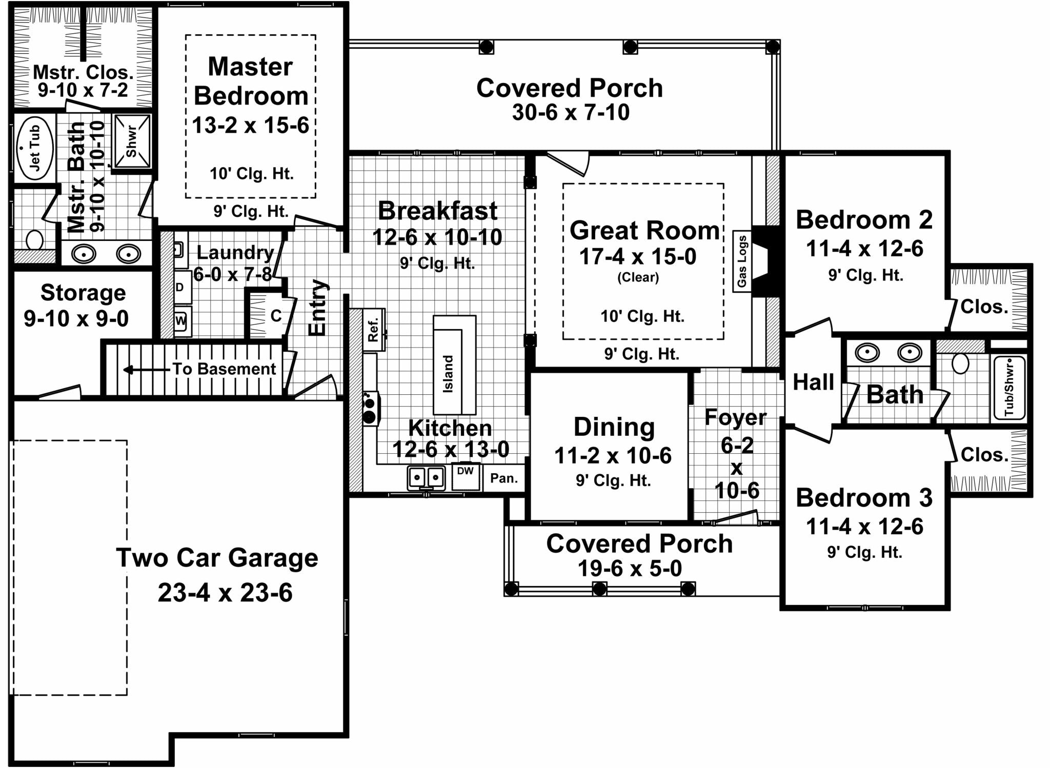 HPG-1818C-1: The Allen Cove - House Plan Gallery