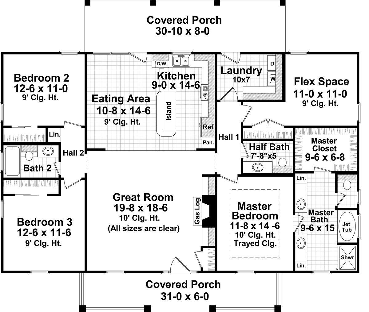 HPG-1870-1: The Williamsburg - House Plan Gallery