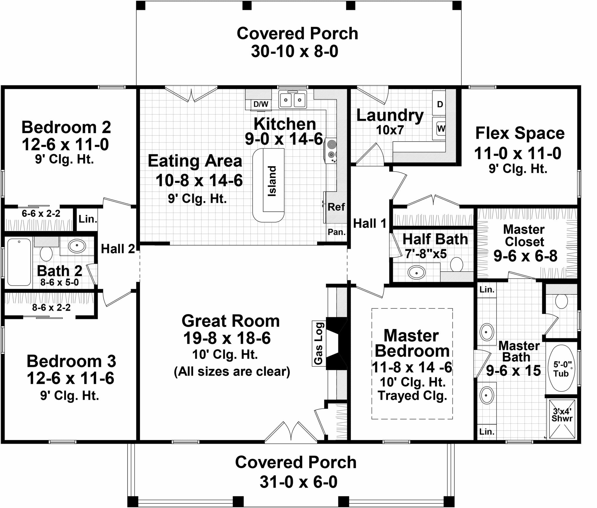 HPG-18702-1: The Cypress Landing - House Plan Gallery