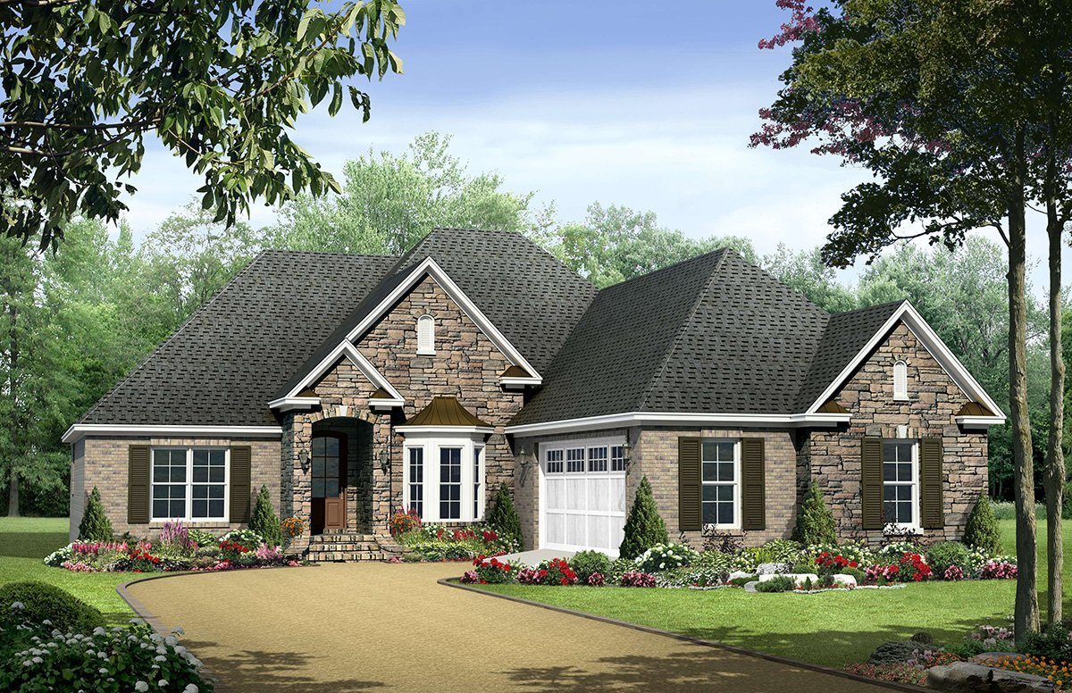 HPG-1876-1: The Woodstone Cove - House Plan Gallery