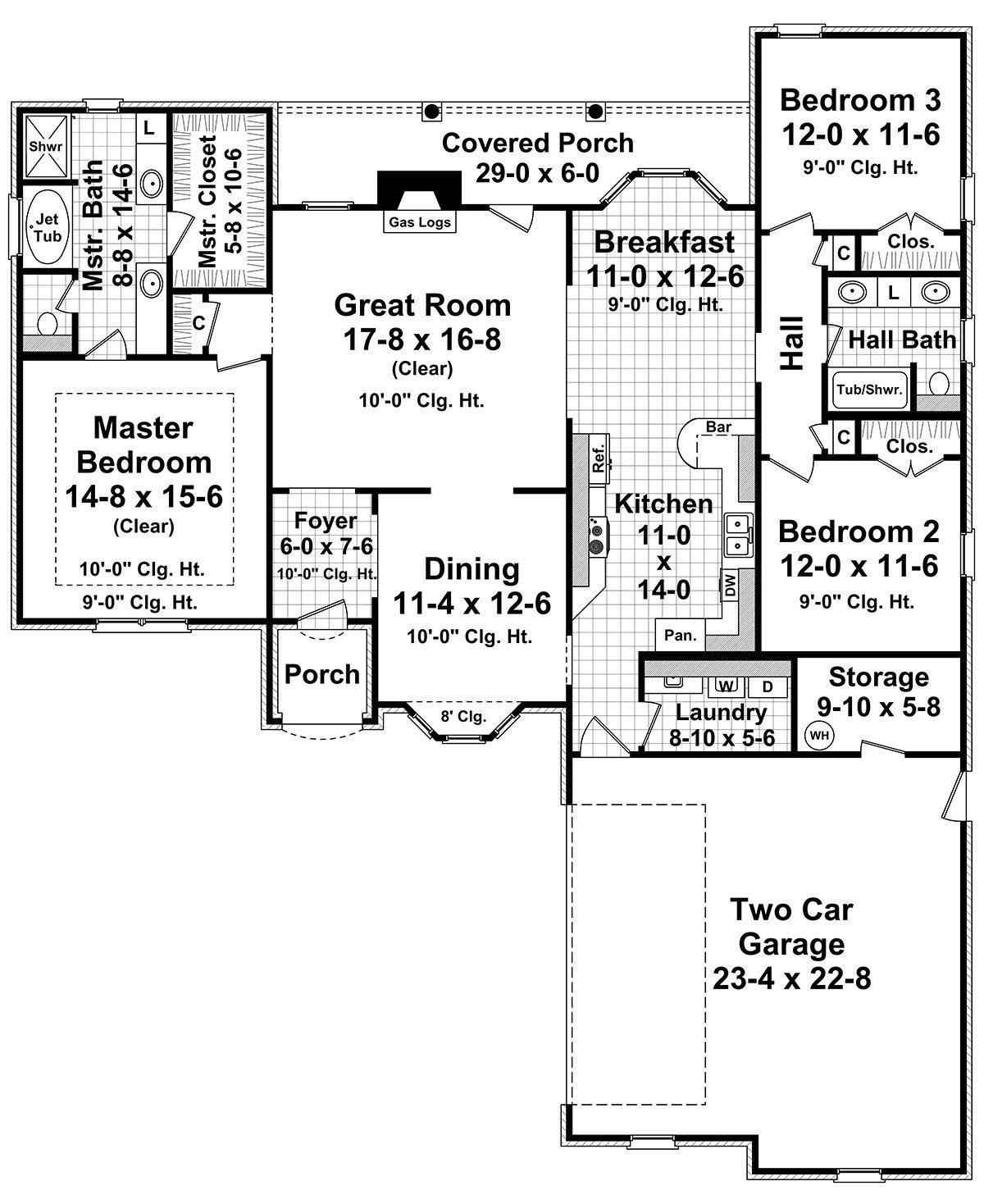 HPG-1876-1: The Woodstone Cove - House Plan Gallery