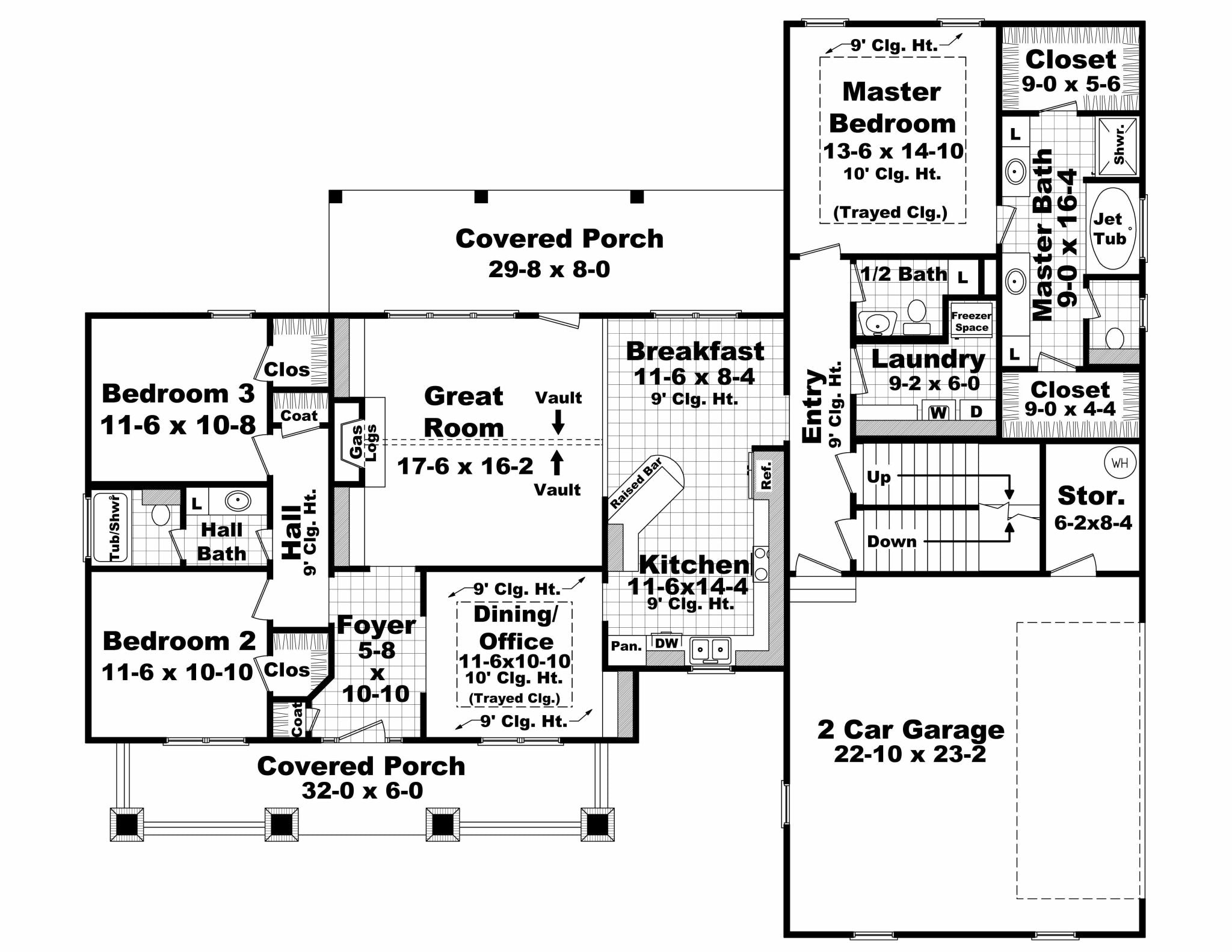 HPG-19192-1: The Sherwood Lane - House Plan Gallery