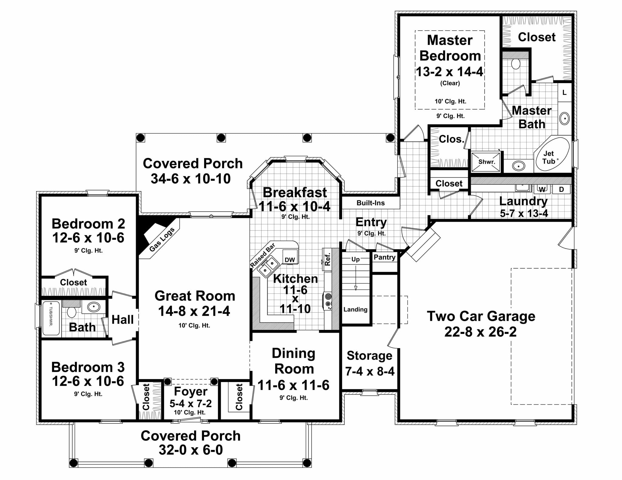 HPG-1934B-1: The Westover Avenue - House Plan Gallery