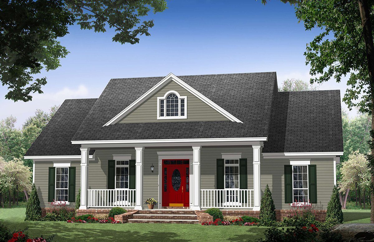 HPG-1951-1: The Williamsburg Lane - House Plan Gallery