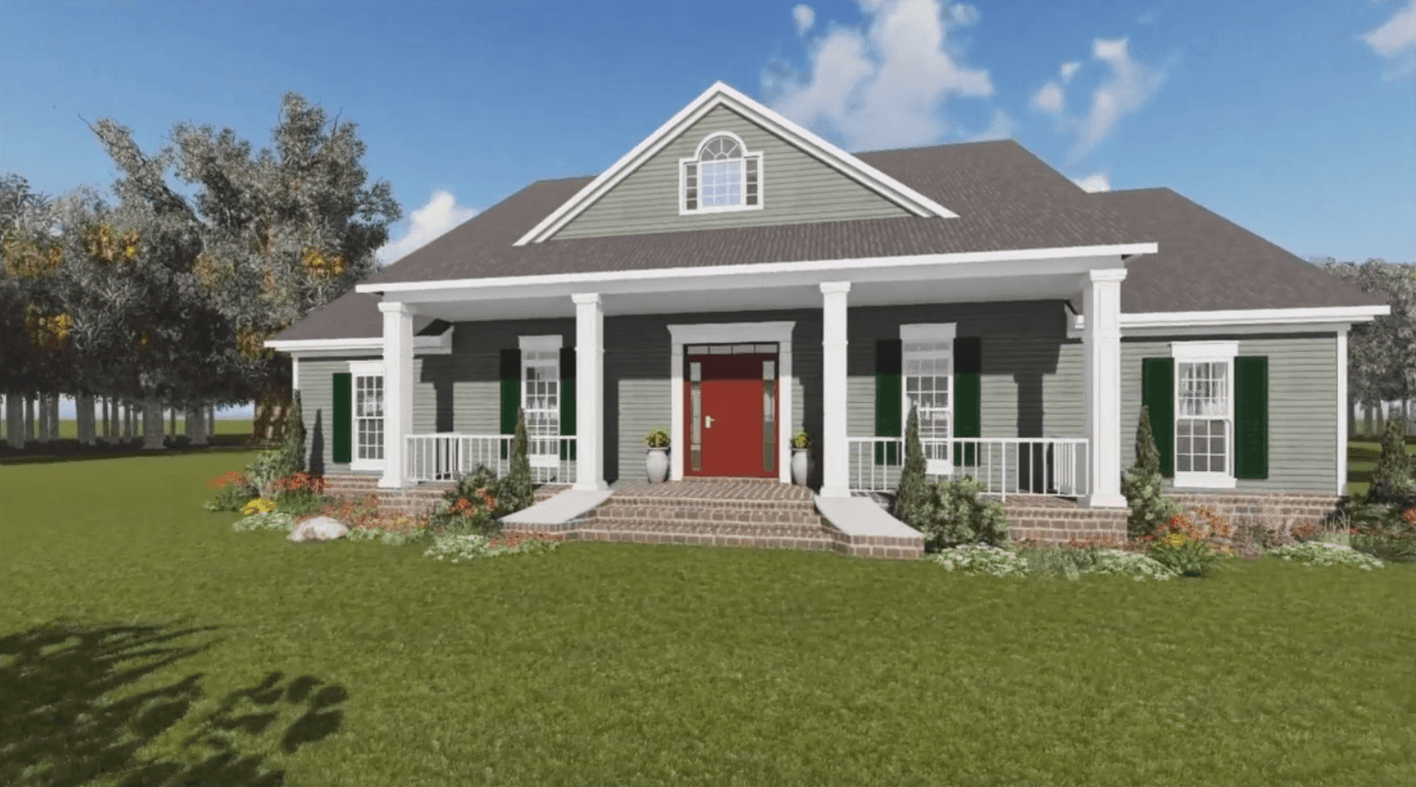 HPG-1951-1: The Williamsburg Lane - House Plan Gallery