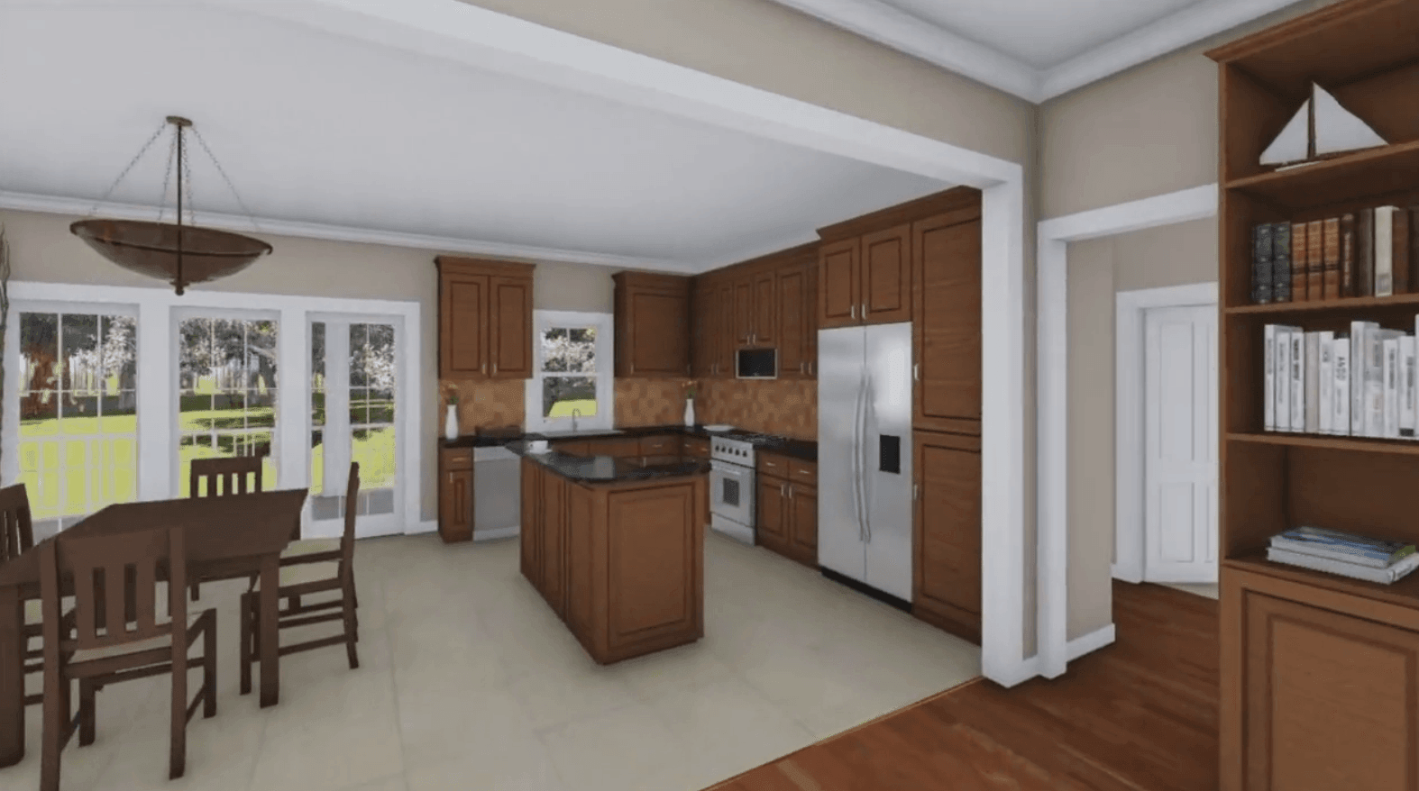 HPG-1951-1: The Williamsburg Lane - House Plan Gallery