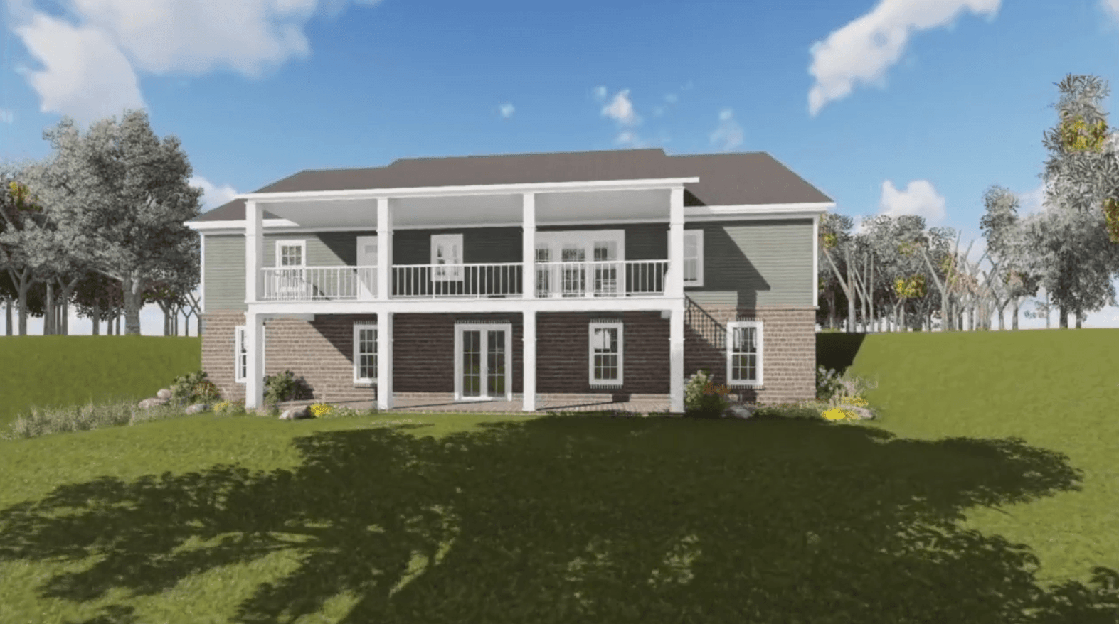 HPG-1951-1: The Williamsburg Lane - House Plan Gallery