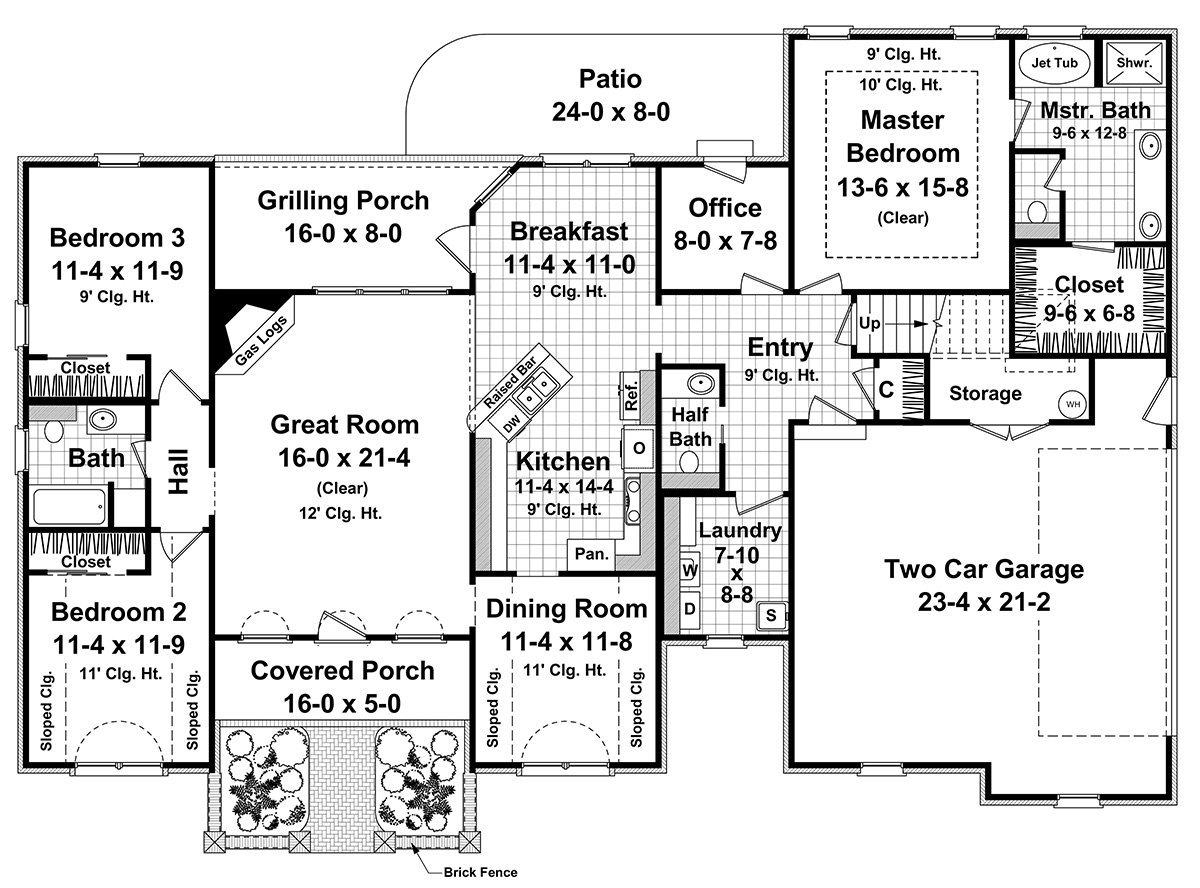 HPG-1992C-1: The Richton Lane - House Plan Gallery