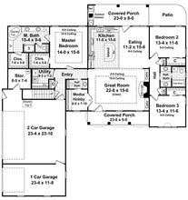 HPG-200023-1: The Ramblewood - House Plan Gallery