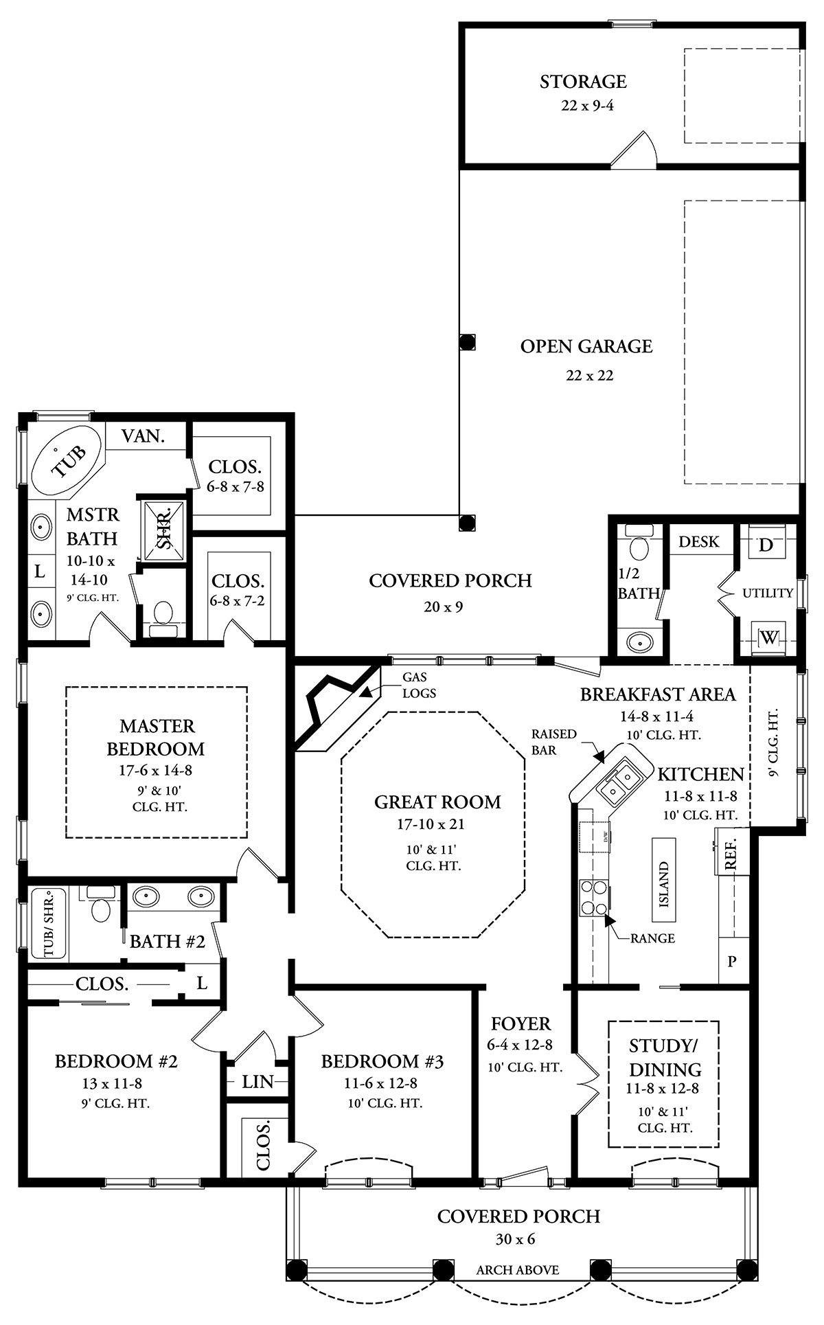 HPG-2000M-1: The Ravenwood - House Plan Gallery