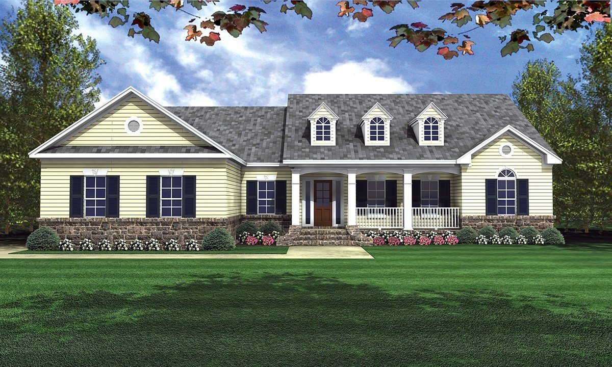 HPG-2001-1: The Bluebonnet - House Plan Gallery