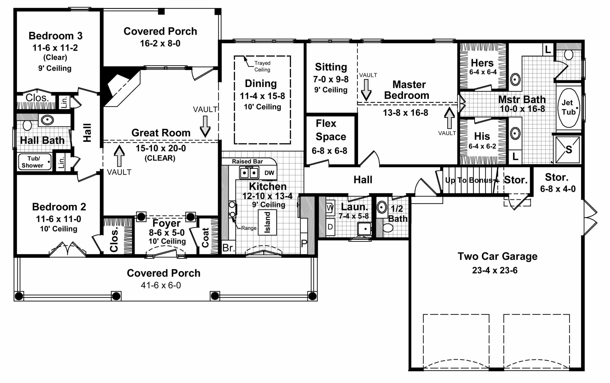 HPG-2004-1: The Hillsdale - House Plan Gallery