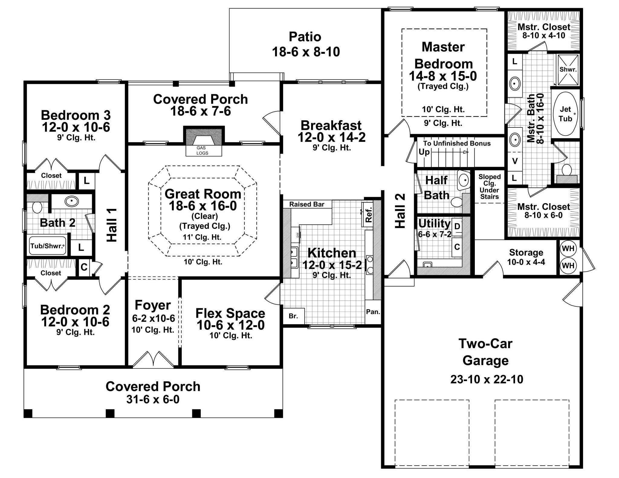 HPG-2007-1: The Windham Ridge - House Plan Gallery