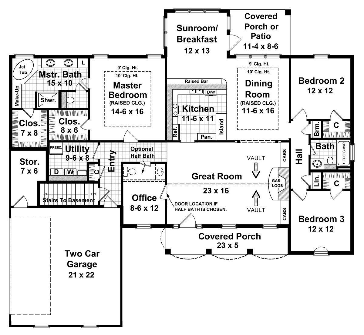 HPG-2019-1: The Oak Lane - House Plan Gallery