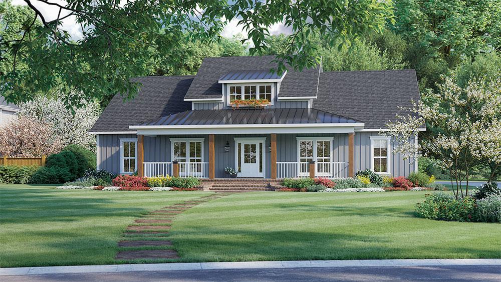 HPG-2041-1: The White Oak - House Plan Gallery