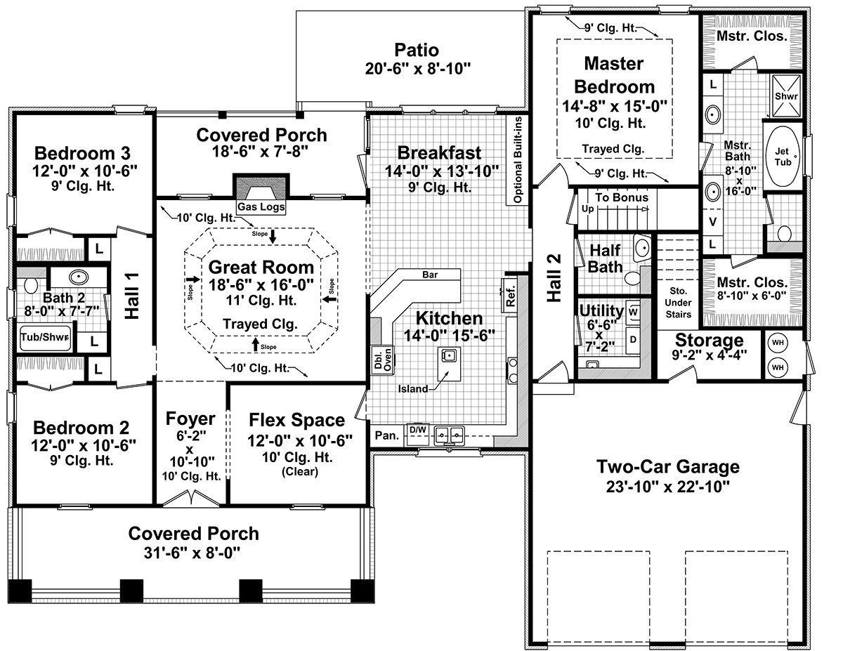 HPG-2067-1: The Morgan Landing - House Plan Gallery