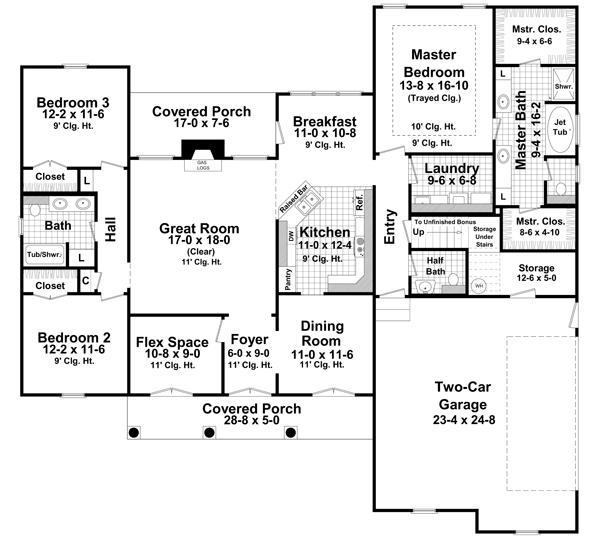 HPG-21002-1: The Bellmont Lane - House Plan Gallery