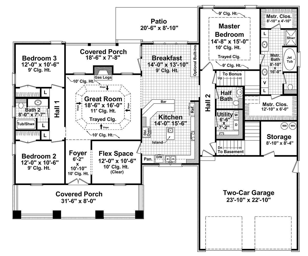 HPG-2108-1: The Morgan Ridge - House Plan Gallery