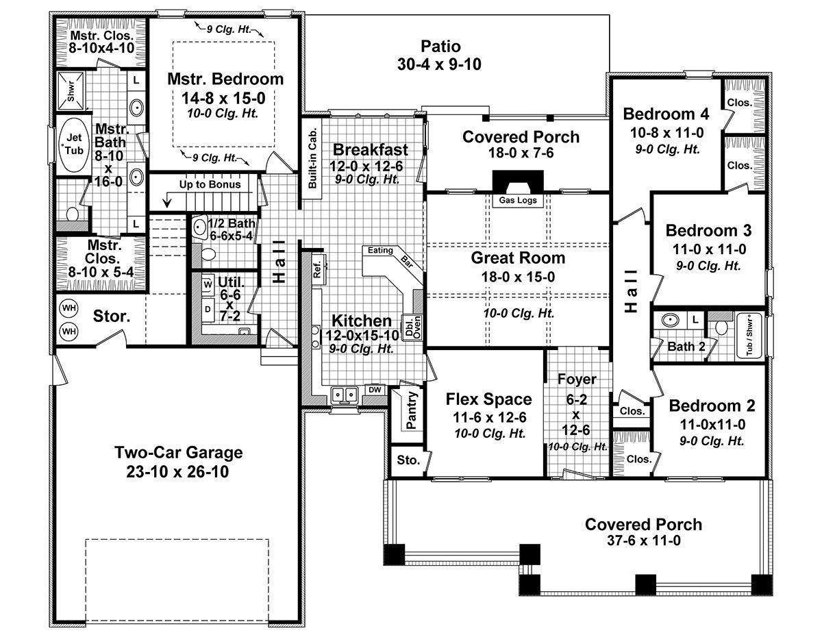 HPG-21992-1: The Madeline Lane - House Plan Gallery