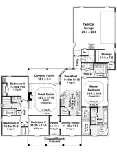 HPG-2200C-1: The Avondale Court - House Plan Gallery