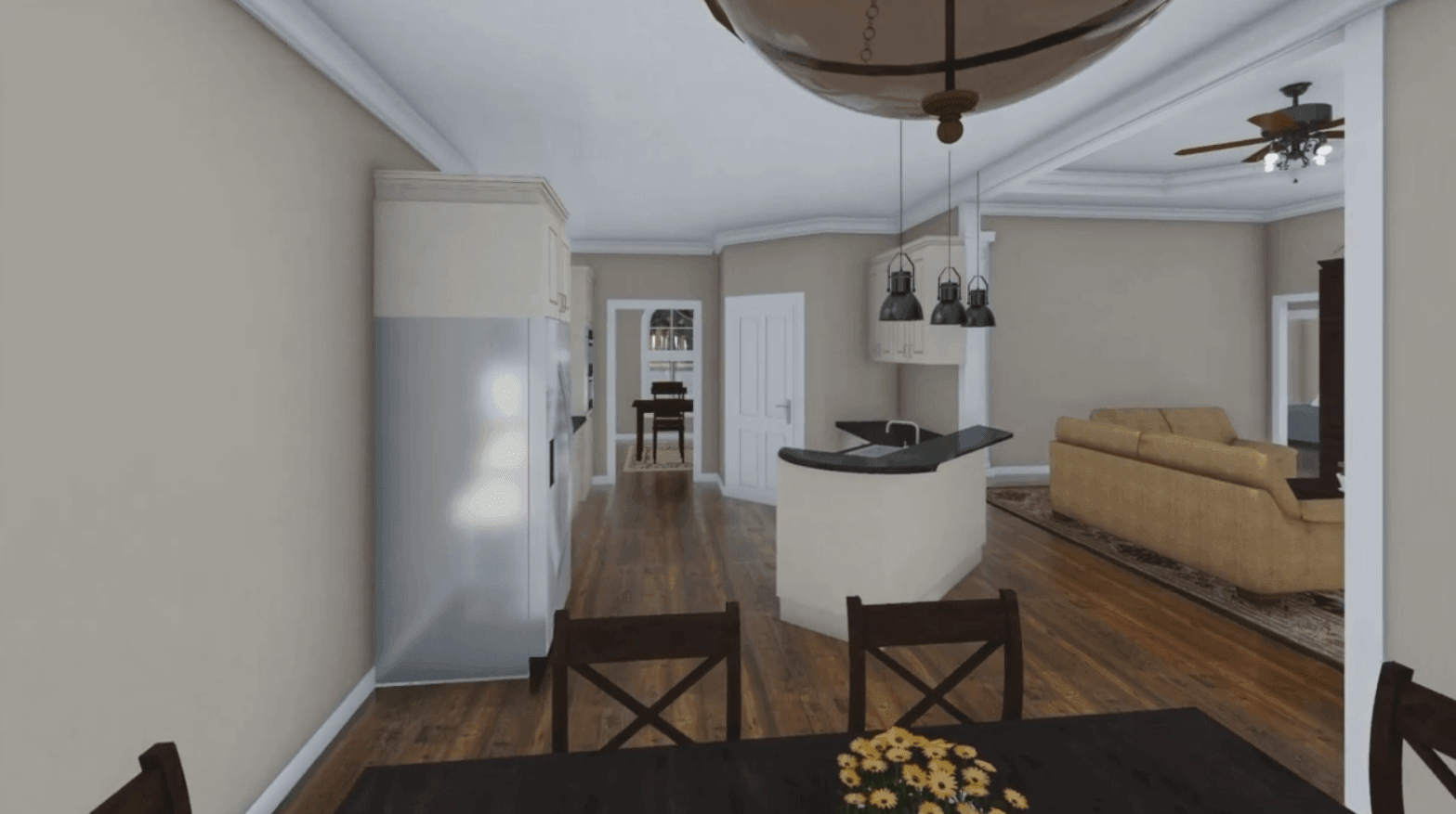 HPG-2200C-1: The Avondale Court - House Plan Gallery