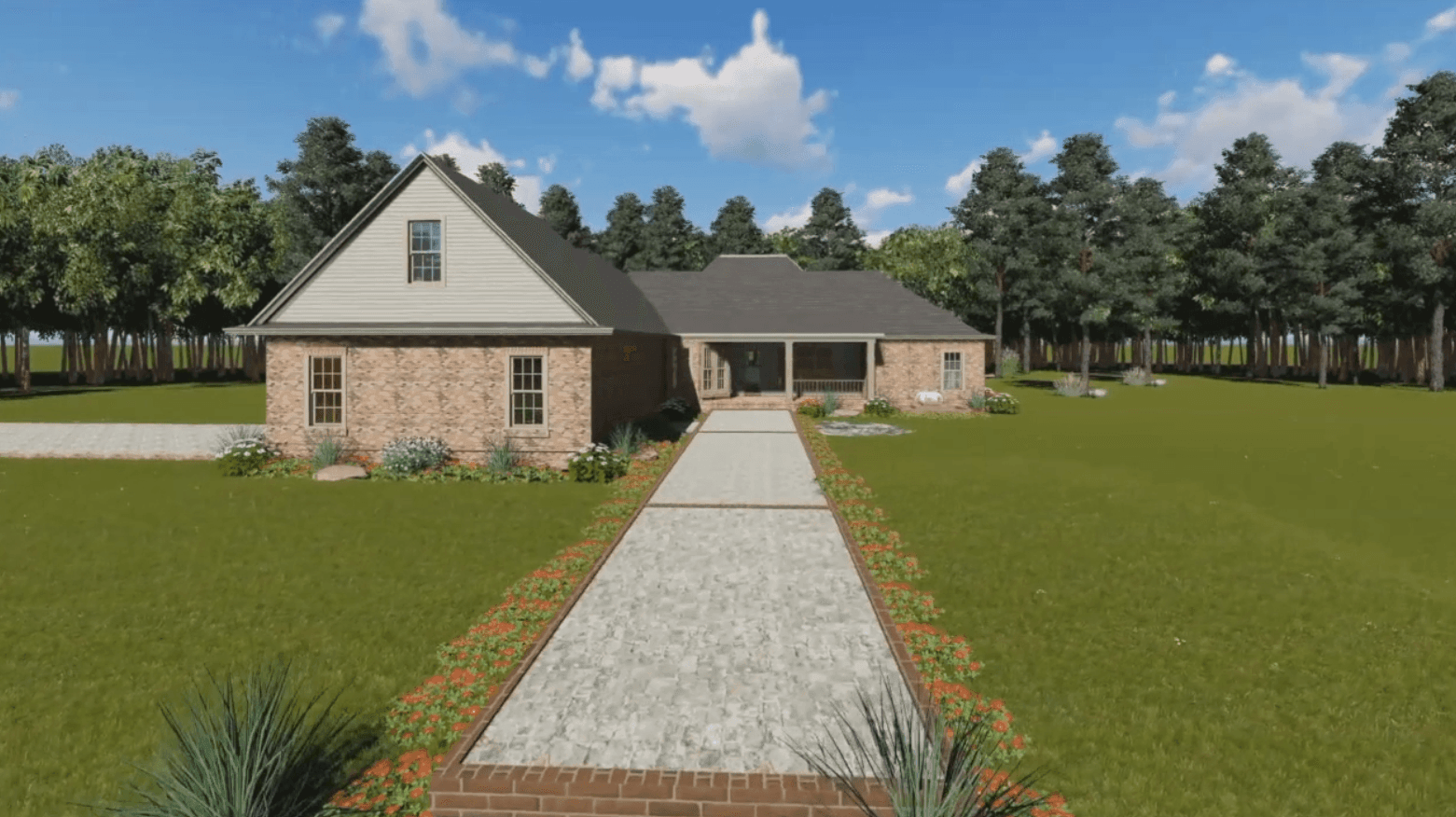 HPG-2200C-1: The Avondale Court - House Plan Gallery