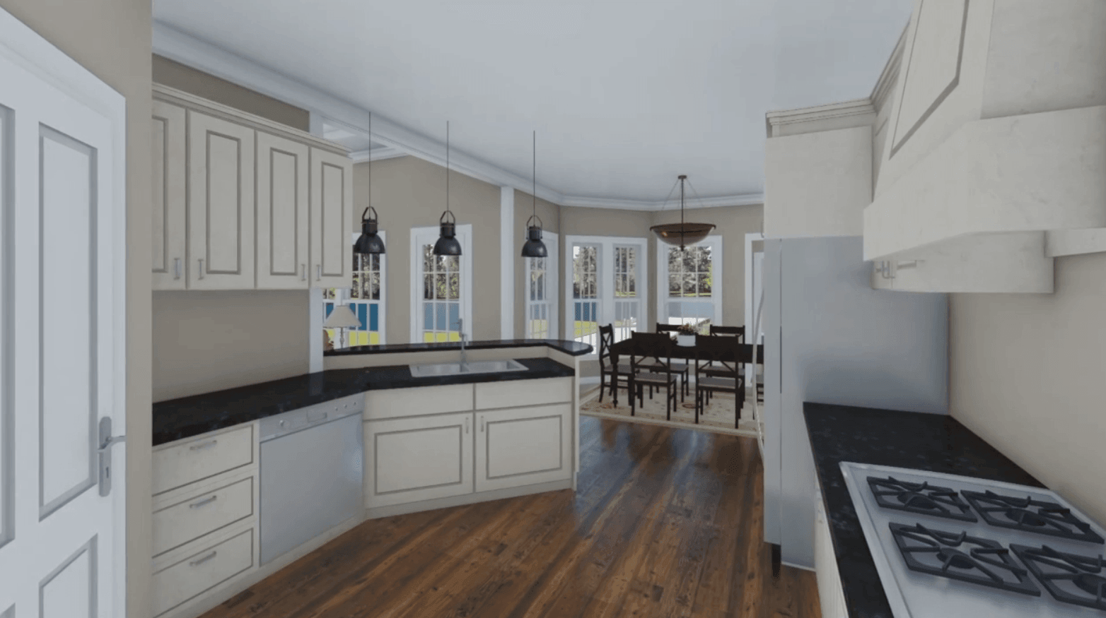 HPG-2200C-1: The Avondale Court - House Plan Gallery