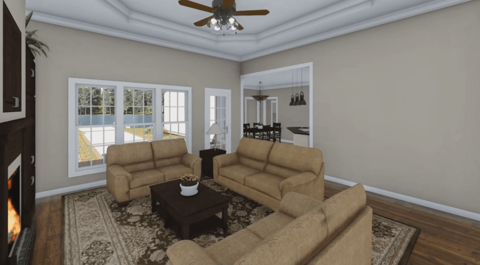 HPG-2200C-1: The Avondale Court - House Plan Gallery