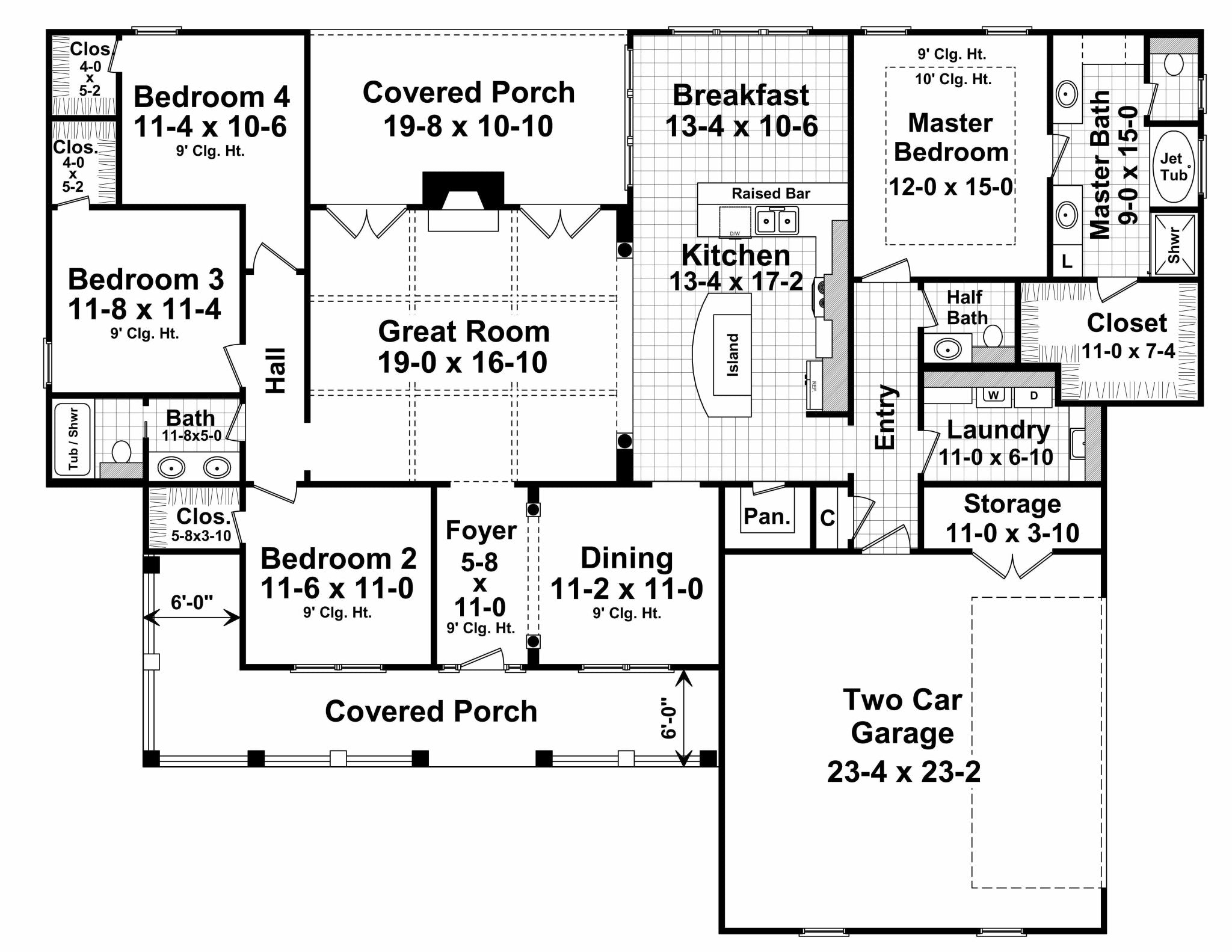 HPG-2204-1: The Chestnut Lane - House Plan Gallery