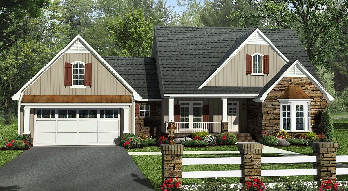HPG-2212-1: The Hampton Avenue - House Plan Gallery