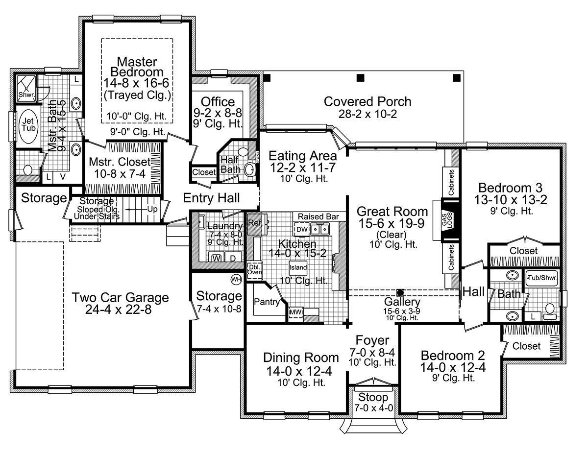 HPG-2401B-1: The Ashton Manor - House Plan Gallery