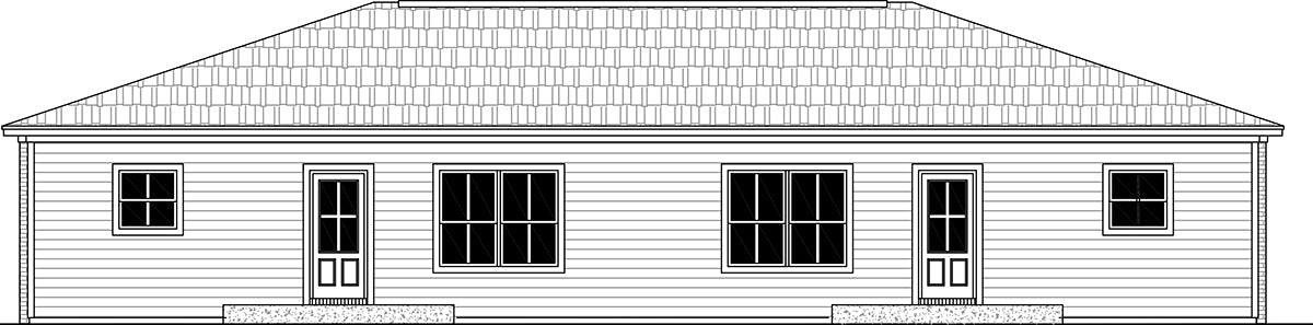 HPG-2432-1: The Pine Creek Duplex - House Plan Gallery