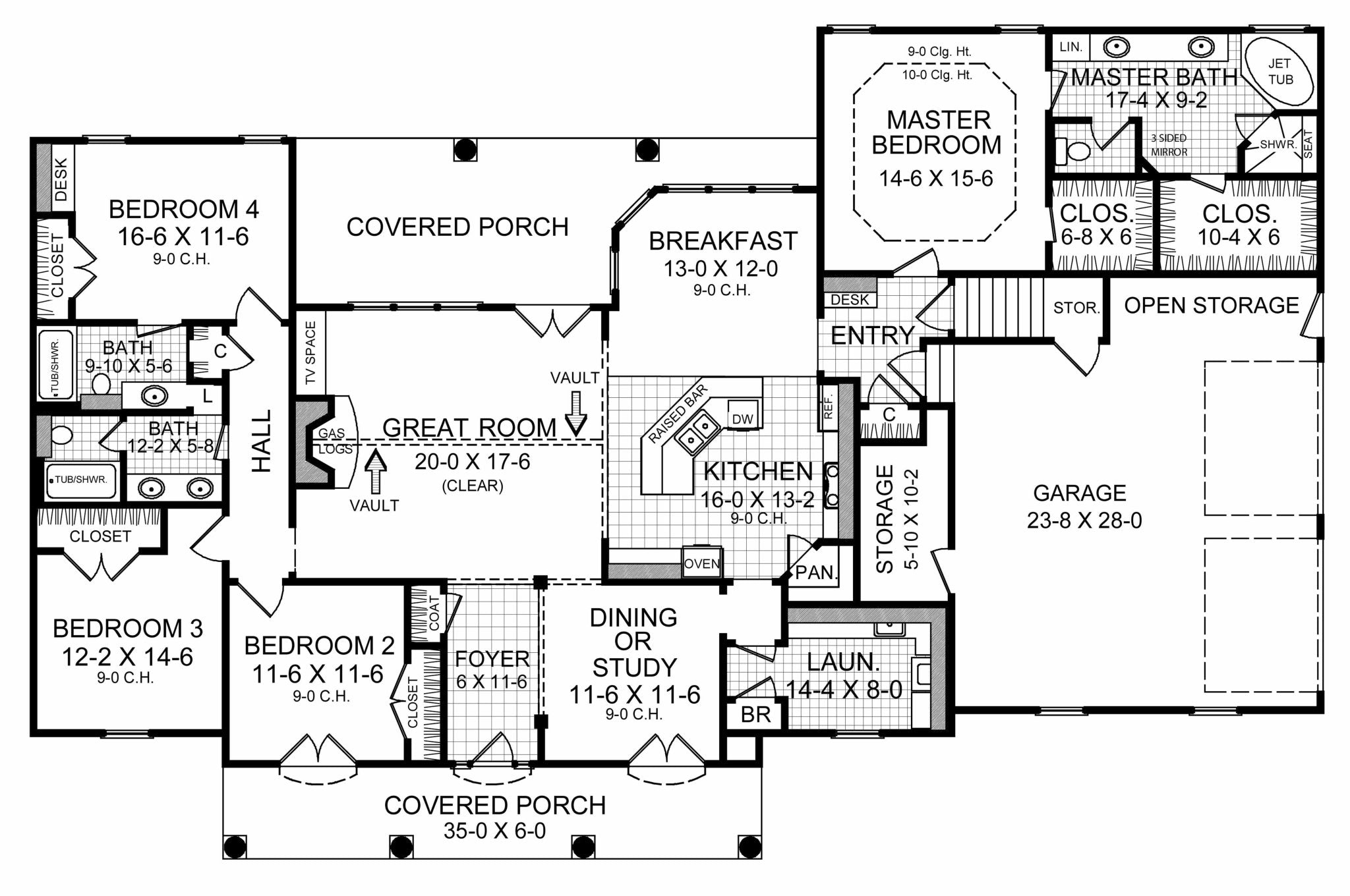 HPG-2501-1: The Cane Creek - House Plan Gallery