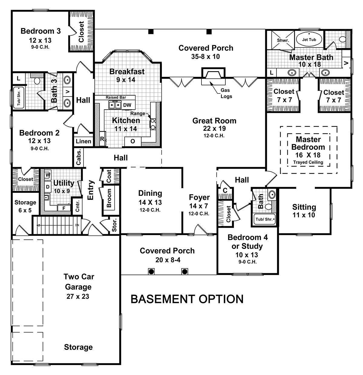 HPG-2805-1: The Hatten - House Plan Gallery
