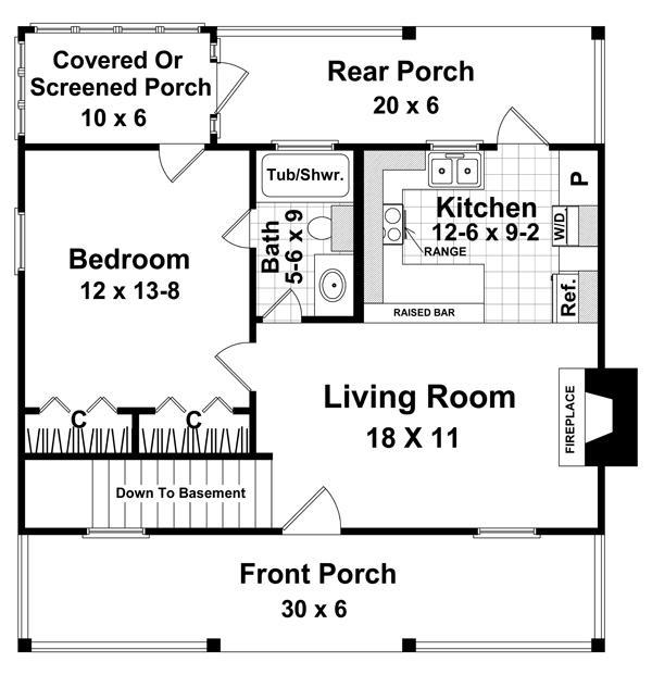 HPG-600-1: The Weekender - House Plan Gallery