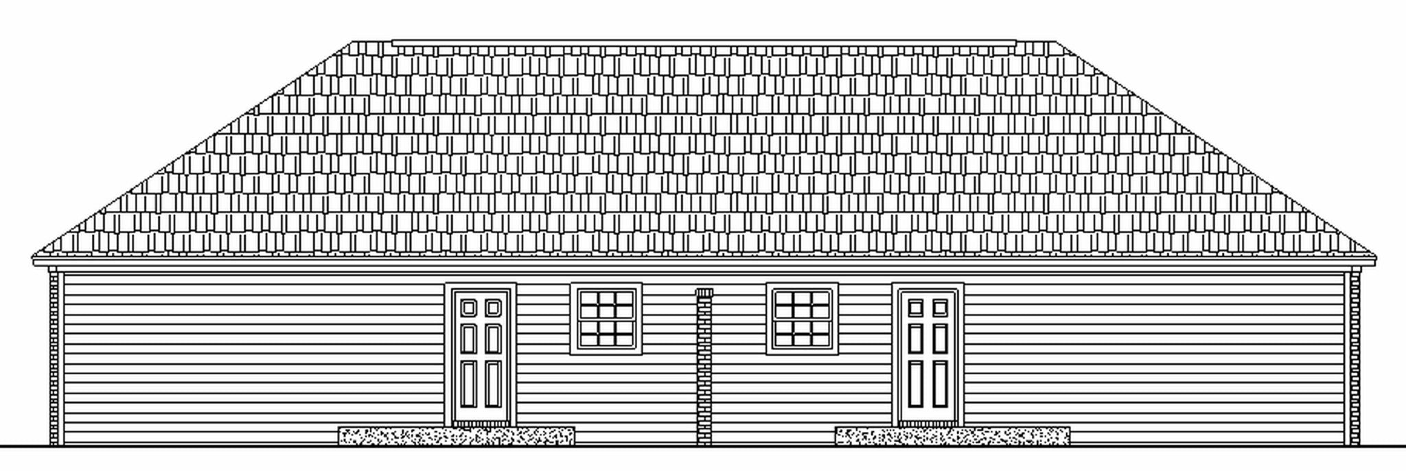 HPG-990-1: The Duplex - House Plan Gallery