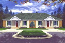 HPG-990-1: The Duplex - House Plan Gallery