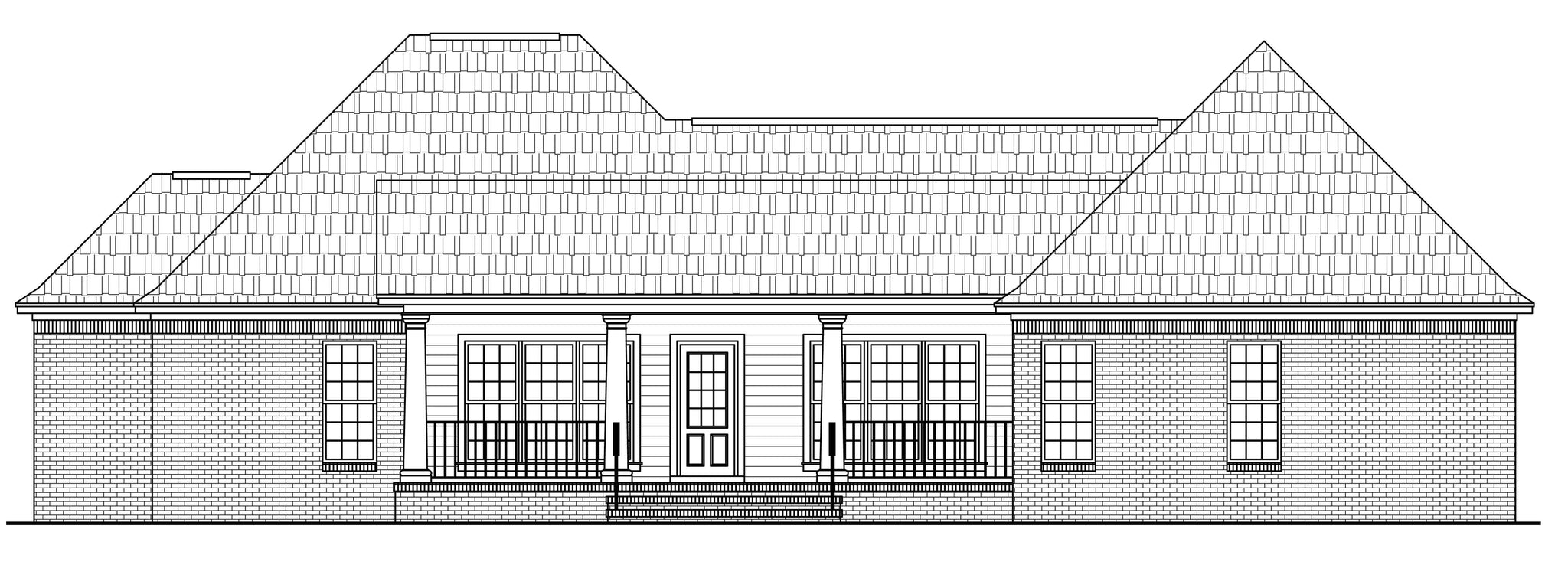 HPG-18006-1 rear of homeplans