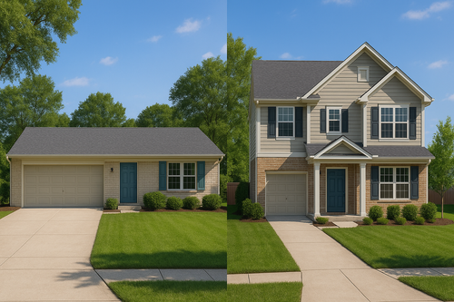 One-Story vs. Two-Story Homes: Deciding on Your Ideal Layout