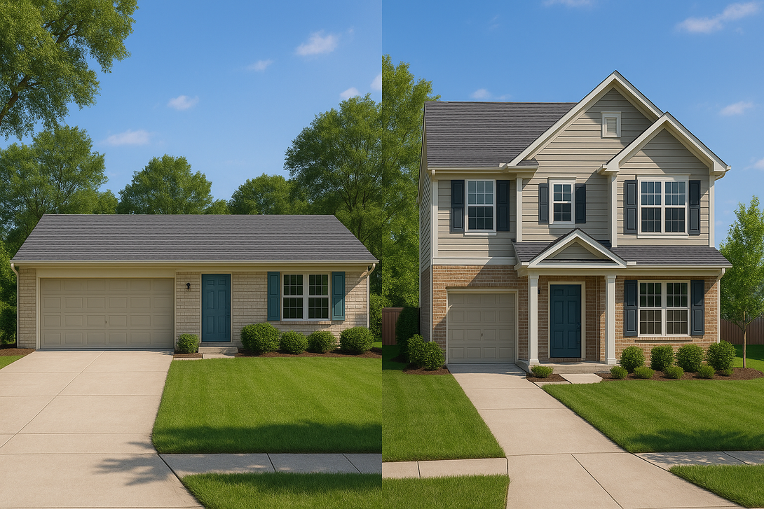 One-Story vs. Two-Story Homes: Deciding on Your Ideal Layout