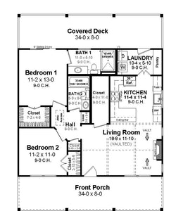 HPG - 1020BN - 1: The Driftwood Trail - House Plan Gallery