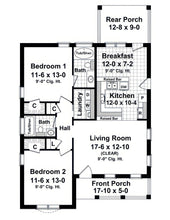 HPG-1100N-1: The Fieldstone Run - House Plan Gallery
