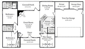 HPG - 1250MN - 1: The Lakeview Hollow - House Plan Gallery