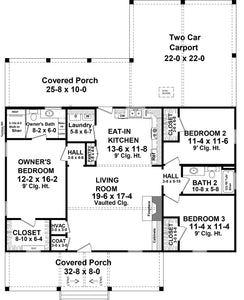 HPG - 1430N - 1: The Blackberry Hollow - House Plan Gallery