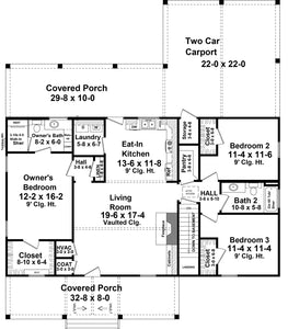 HPG - 1430N - 1: The Blackberry Hollow - House Plan Gallery