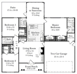 HPG - 1504MN - 1: The Clearwater Bend - House Plan Gallery