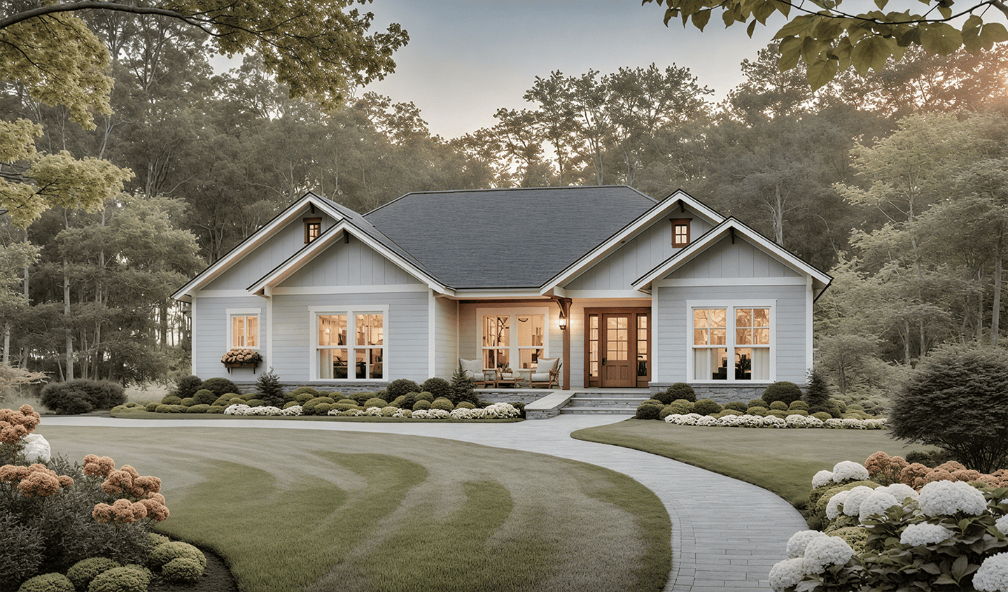 HPG - 1531N - 1: The Whispering Pines - House Plan Gallery