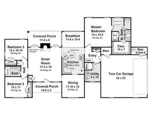 HPG - 1638N - 1: The Chestnut Crossing - House Plan Gallery