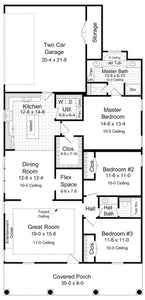 HPG - 1650N - 1: The Briar Creek - House Plan Gallery