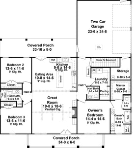 HPG - 18009BN - 1: The Blackberry Run - House Plan Gallery